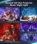 Dope Galaxy Projector For Bedroom With Ocean Light Bluetooth Speaker Water Wave Lamp And Starry Sky Night Light Ambient