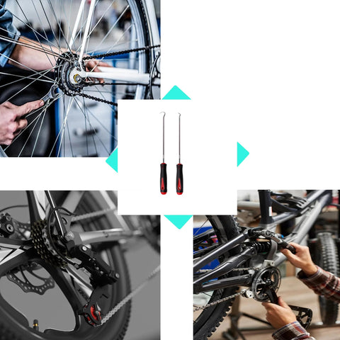 heavy-duty oil seal removal tool with non-slip handles for automotive and bicycle maintenance