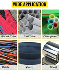 Various tubes and cables on display demonstrating wide usage for Gotta Get This VgtHK Auto PVC Heat Shrink Tube Cutter Electric Cable Pipe Cutting Machine For Sleeve Rubber Plastic Tube Wire Sheet Film Cut Width 100Mm Easy Peasy Squeezy Job Done Right.