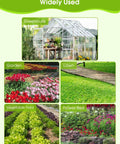 Automatic Lawn Sprinkler System With 32.8Ft 8 to 12 Tubing And 16.4Ft 4 to 7 Tubing Kit used in garden, lawn, greenhouse, and flower bed