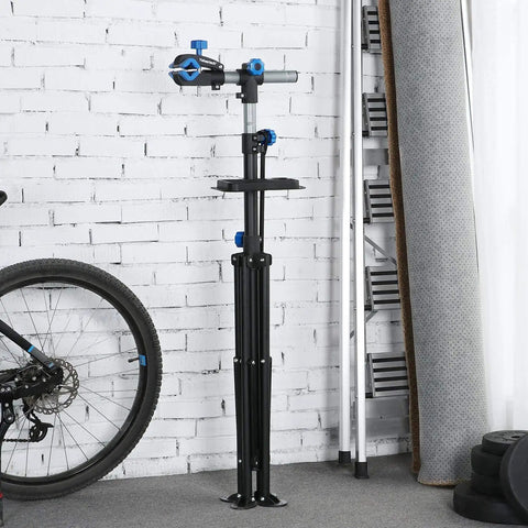 Beast Bicycle Repair Stand With Telescopic Arm Adjustable Height From Fifty Two To Seventy Five Inches 360 Degree Clamp