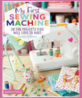 Easy Sewing Activity Book For Kids Featuring Thirty Rad Step By Step Crafts And Nifty Fabric Projects To Help Young Beginners Master Needlework Basics Right Off The Bat Without Any Fuss Or Trouble with a sewing machine and colorful materials.