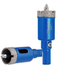 Blue ChilternCasa 3/4-inch diamond core drill bits, vacuum brazed hole saw with pilot triangle shank, 2-pack