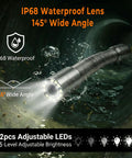 Rugged Pipe Inspection Camera With A 4.3 Inch Hd Dvr Monitor And 100 Ft Waterproof Cable For Drain Clogs And Wall Leak Tracking, IP68 lens.