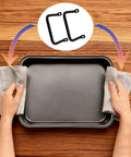 Demonstration of Set Of 4 Black Tableware Tray Handles And Serving Tray Pulls For Trays And Cabinets Cutting Board Hardware installation