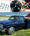 Replacement Steering Coupling Rubber Disk For Rag Joint Three Point Seven Five Inch Disc Fits Cars And Trucks Includes Screws Bolts Spacers Nuts For Quick Install And A Smooth Ride With Long Lasting Steering Performance with truck example and parts.