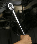 Half Inch Drive Click Torque Wrench Pro Grade With Ten To One Hundred Fifty Foot Pounds Range under car