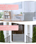 Retractable Safety Barrier Gate for Stairs and Doors Extra Wide 54 Inch Mesh Baby and Pet Gate for Indoor Outdoor Use
