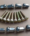 Beefy Front Wheel Studs And Lug Nuts Kit 3/8-24 1.75 Inch Replacement For Polaris RZR 900 XP 900 UTV And RZR 4 800 2010-2014