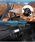 Lockable suspension fork and clear LCD display of All-Terrain Fat Tire Electric Bike For Adults With 1500W Peak Power 30 MPH Top Speed