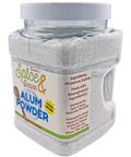Food Grade Alum Powder For Canning And Pickling Crisper Veggies And Fruits Natural Preservative And Firming Agent White Odorless Powder 2 Pound Pack Everyday Use in a clear plastic jar with label
