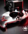 Heavy Duty 4 Inch Electric Battery Powered Ratcheting Cable Cutters For Fast Cutting Armored Communications Copper And Aluminum Wire Cable Steel Armor Strippers Professional Grade Power Tool with LED light.