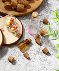 120 Piece 8 Sizes Tapered Cork Stoppers Set Natural Wood Wine Bottle Plugs For Wine Beer Liquor DIY Crafts Replacement Corks