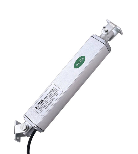 2 Inch Stroke Micro Linear Actuator 12V DC With 1 Inch Per Second No Load Speed Built In Limit Switch And Mounting Brackets