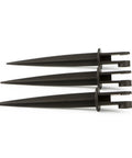 Three Pack LED Pond And Landscape Spotlight Kit with 1 Watt LEDs, showing three black ground stakes on a white background.