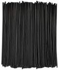 7 Inch Black Disposable Stir Sticks For Hot And Cold Beverages, 1000 Count, Plastic Sip Stirs For Coffee and Tea Bulk Pack
