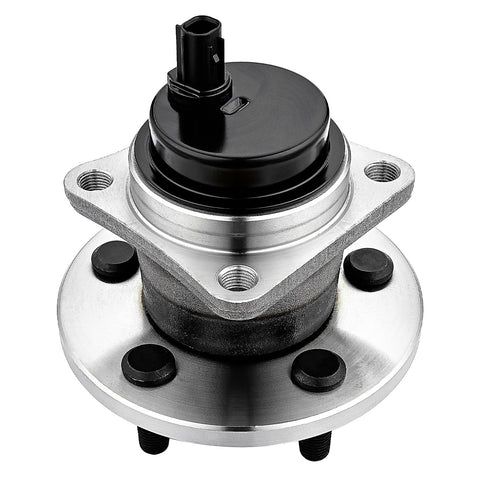 Front view of Pair Rear Wheel Bearing And Hub Assembly For 2009 2010 Pontiac Vibe 2009 2019 Toyota Corolla And 2009 2014 Toyota Matrix FWD Durable Replacement Wheel Hub