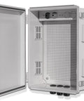 Open Rugged Outdoor Electrical Enclosure Box With Ventilated Design Waterproof ABS Cabinet Junction Box for indoor or outdoor use.