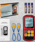 Dual Channel Digital Thermometer With Two K Type Thermocouple Probes Backlit LCD Display Great For DIY Temp Nerds package contents