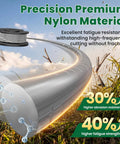 Auto Feed 0.065 Inch Trimmer String Spool Replacement showing precision nylon material with increased abrasion resistance and strength.