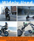 Half Twist Throttle Grip For E Bikes And Scooters No Fuss Setup 22.2mm Handlebar Universal 12V To 72V Waterproof 3 Pin Connector Fits Mountain Bike Electric Bicycle E Scooter shown in urban and natural settings.
