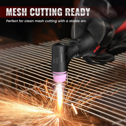 Pilot Arc Plasma Cutter With LED Display And Air Sensor 50A Dual Voltage 110 220V Pro Grade Machine cutting metal mesh