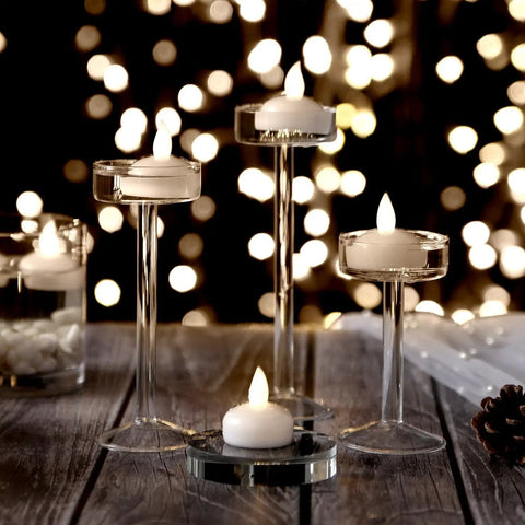 12 Pack Waterproof Floating Tea Light Candles Battery Operated Flameless Submersible Led Lights For Centerpieces Wedding Party Decor Warm White Glow That Epic Vibe