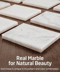 Gold Marble Base Free Standing Toilet Paper Holder Built To Last SUS304 Stainless Steel Bathroom Stand No Tip Design For Humid Bathrooms Rust Resistant Modern Farmhouse Style marble base detail