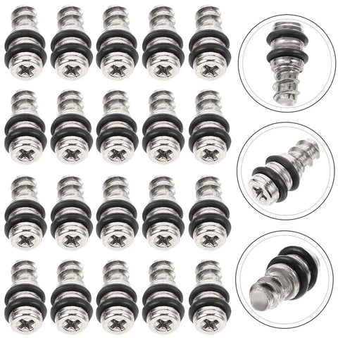 20-piece Heavy Duty Shelf Support Pegs With Self Tapping Screws For Cabinets And Wood Shelving, Cold Rolled Steel close-up
