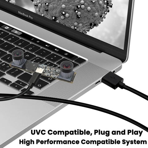 Beast High Speed 210fps USB Camera With Global Shutter And Dual Lens Monochrome Module 800P Sync for 3D Printing USB connected laptop