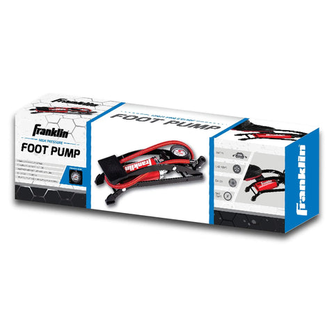Built Tough Foot Pump For Quick Inflation Of Sports Balls And Bike Tires And Car Tires Up To 100 PSI Heavy Duty Iron Construction Foot Operated Design Multi Use Inflator For Home Garage Or On The Go, boxed