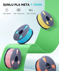 High Speed PLA Meta Filament For 3D Printing, 1.75mm, 1kg Spool In Mint Green, Ultra Tough, Neatly Wound, Plus Minus 0.02mm