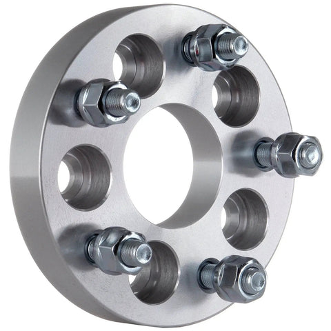 Two 1 Inch Wheel Spacers Adapters For 5x100 To 5x112 Conversion With 57.1 Mm Hub Bore And 12x1.5 Studs 2 Pack Forged 6061 Aluminum