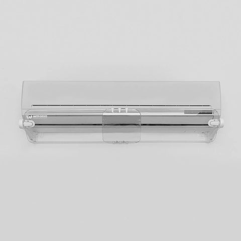Adjustable AC Air Deflector Extends From 24 To 43 Inches 360 Degree Rotatable Crystal Clear Transparent Design Fits Most Standard Split Air Conditioners Measure Your Vent Opening Before Purchase Directs Cool Air Precisely