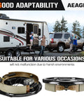 Two 12x2-inch electric trailer brake assemblies for 5,200–7,000 lb trailers, left and right.
