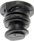 Plastic Oil Drain Plug Direct Replacement For Audi, Seat, And Volkswagen Models with durable seal, side view