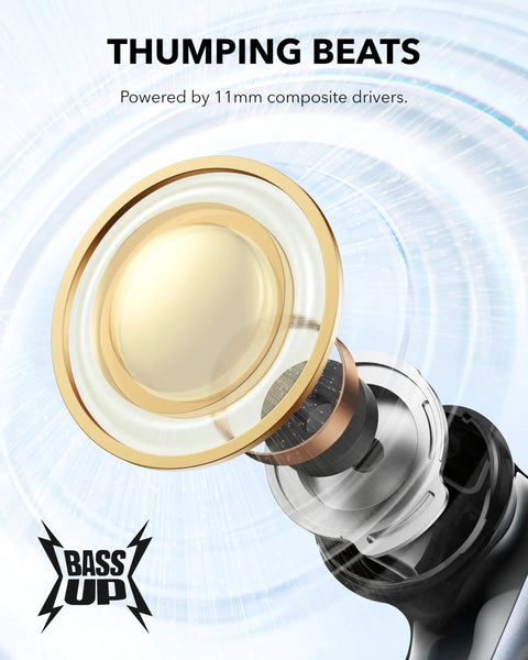 Adaptive Noise Cancelling Wireless Earbuds With Hefty Bass Up To 60 Hour All Day Playtime IPX5 Water Resistance Bluetooth 5.3 drivers