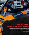9 Ton Off Road Recovery Kit With Tow Strap Tree Saver Snatch Block Pulley D Ring Shackles Winch Line Dampener Bag And Gloves