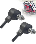 Dual Pack Steering Ball Joints Kit Fit For KT196 CK196 T RTK200 196cc 6.5HP Go Karts And Quad Bikes With Left And Right Hand Threads Heavy Duty Metal Steering Linkage Replacement front view with go-kart