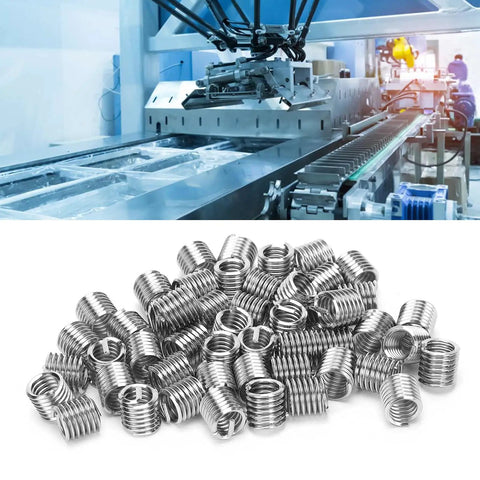 Fifty Pack Badass 304 Stainless Steel Wire Thread Inserts And Helical Coils For Mechanical Damage Repair Zero Hassle Fixes That Keep Your Rig Running With Solid Knuckle Ready Power