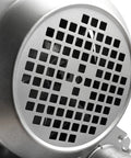 Close-up of 2HP Regenerative Blower And Vacuum Pump 150 CFM 110-120V heavy duty air intake grille for industrial use.
