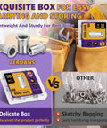 Heavy Duty 30 Piece M8 304 Stainless Steel Rivet Nut Set With Flat Head Inserts in an exquisite box for easy storing.