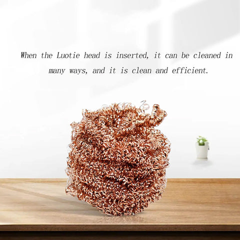 Soldering Iron Tip Cleaner Wire With Brass Sponge For Cleaning Soldering Iron Heads And Tips shown on a wooden surface.