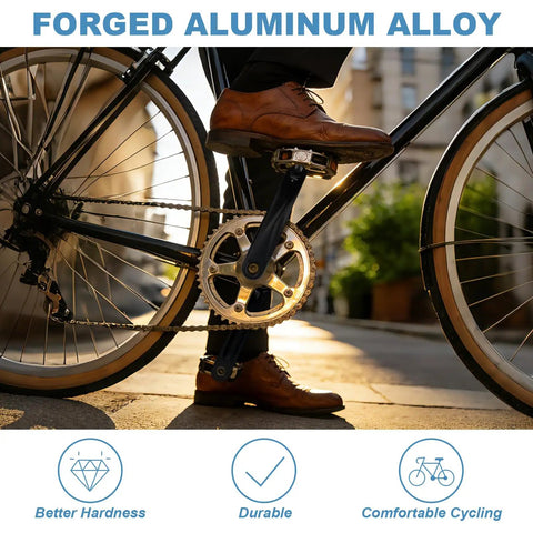 Cyclist using Bike Crank Arm 170mm Square Hole For Electric Bicycles Forged Alloy 6061, high strength, durable, black finish.