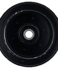 Flat Idler Pulley 2.5 Inch Outer Diameter For Troy Bilt Yard Machines Yard Man Wheel Trimmer Curb Hop 550 520 521 TBE550 Replacement Part close-up