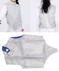 Fencing Lame Electric Foil Jacket With Adjustable Collar Non Washable Metal Vest For Competition Training Right Hand Size 42