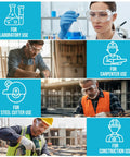 Ventilated Anti-Fog Safety Goggles Eye Protection for laboratory, carpentry, steel cutting, and construction work sites