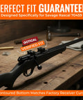 2 Piece 21.2 Inch Rails For Savage Rascal Scope Mount Base Kit Built From Hard Anodized Aluminum With Matte Black Finish