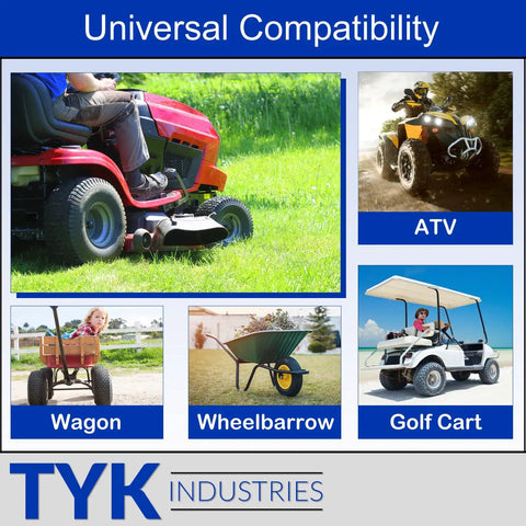 Heavy Duty 20x9-8 Inner Tubes That Fit Lawn Mower And ATV Tires With TR13 Rubber Valve Stems, Extra Thick Butyl Rubber, Multi Fit