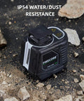 360 Degree Self Leveling Laser Level With Tripod And Pulse Mode Green Beam Pro Grade Accuracy 3 Brightness Levels For Picture Hanging